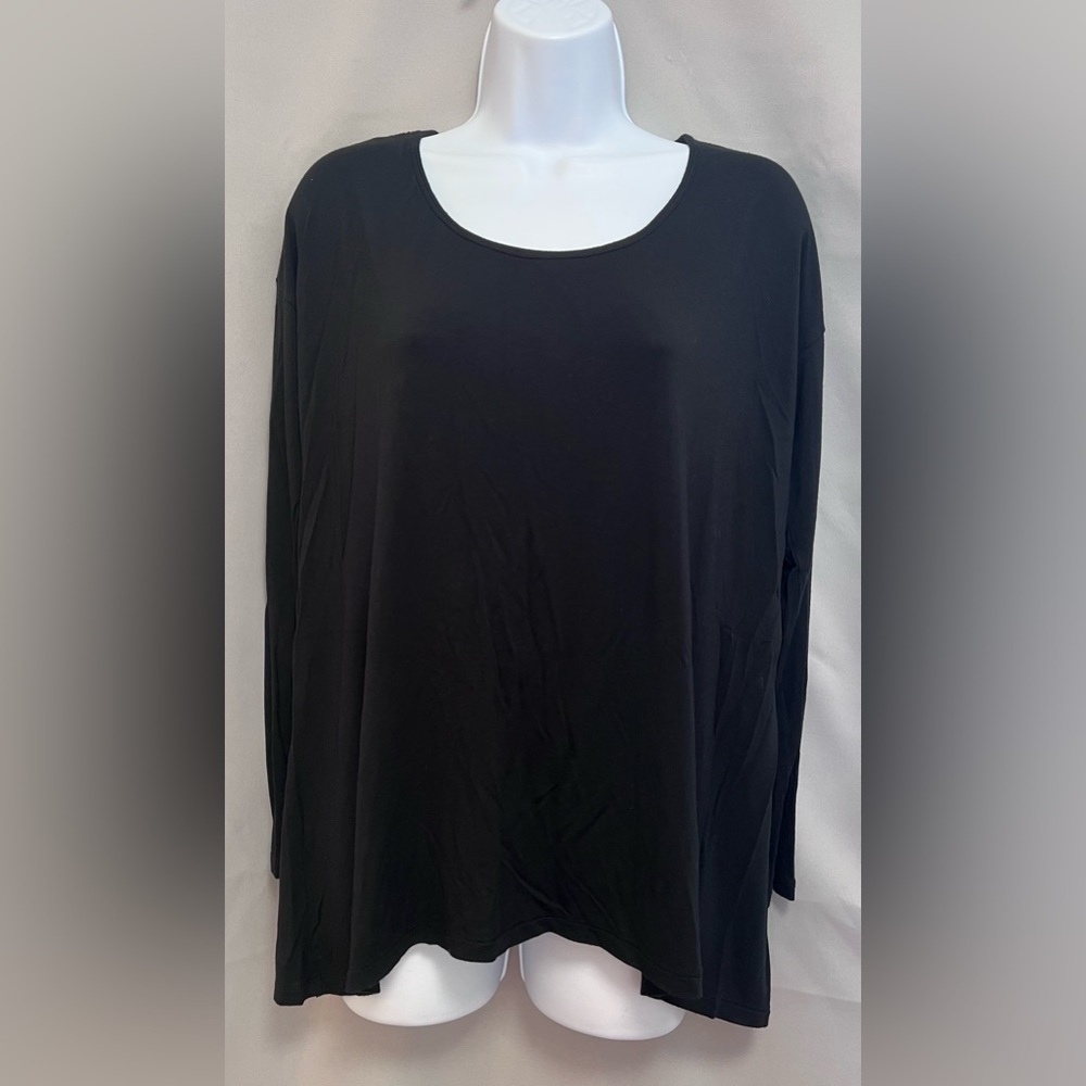 American Eagle Soft & Sexy Top Long Sleeve Size Medium Women Black‎